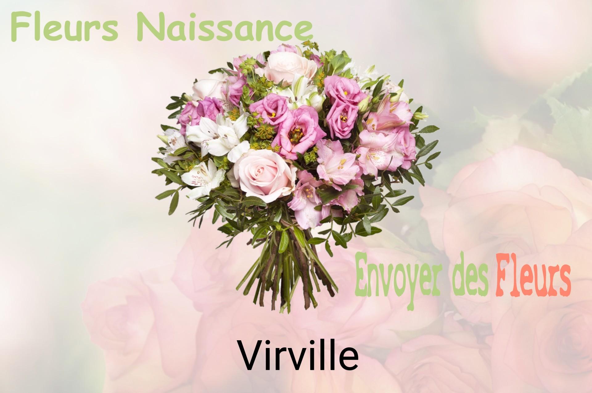 Bouquet de fleurs de naissance livré à Virville